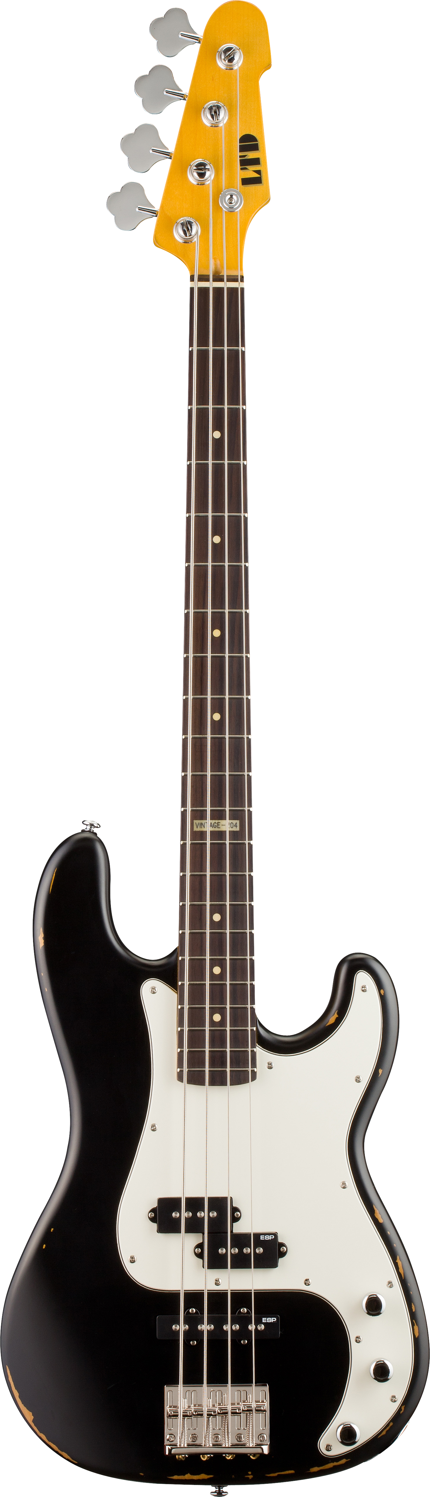 Black Electric Guitar PNG Image