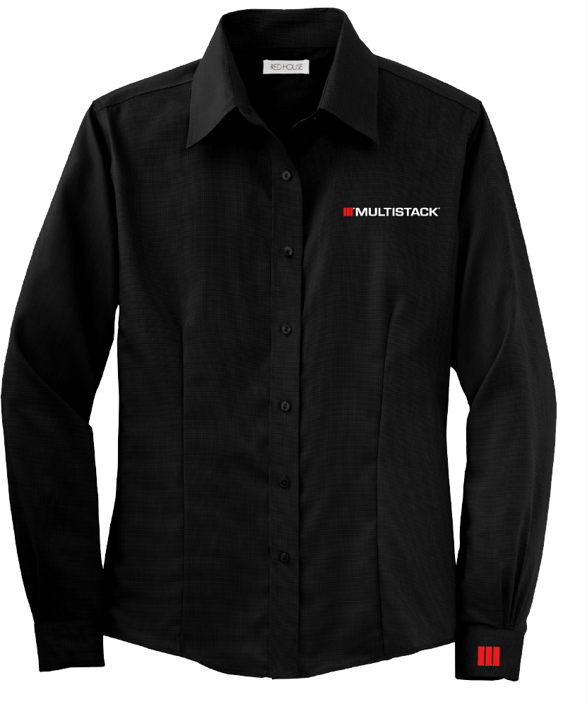 Black Multistack Dress Shirt