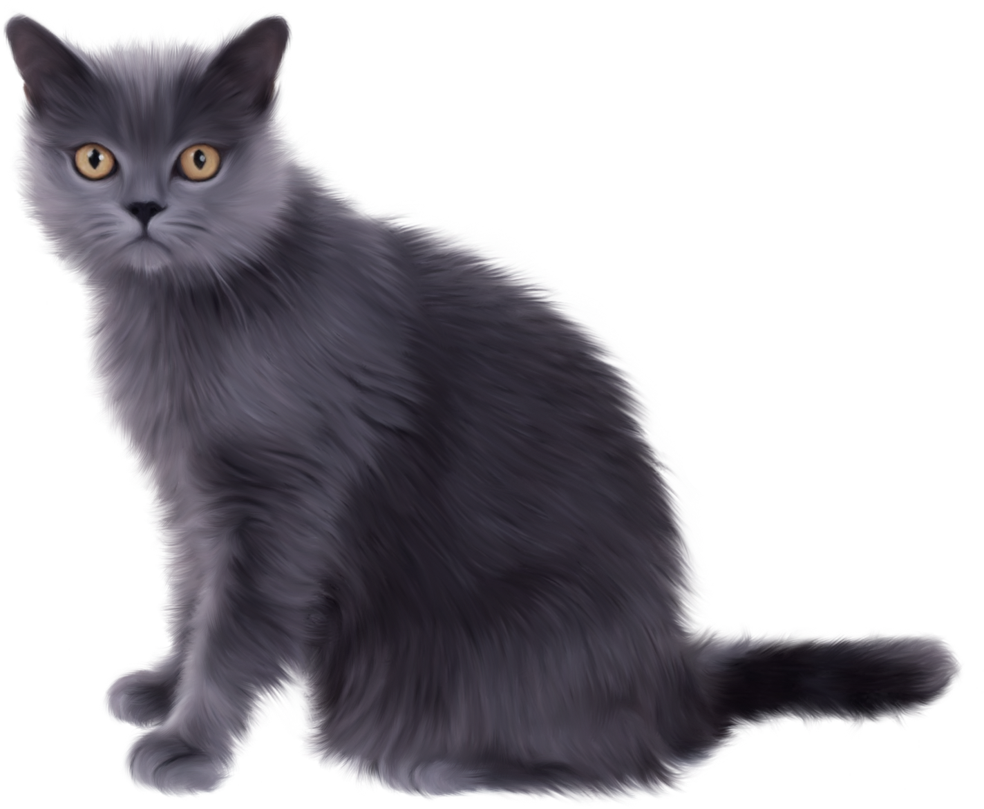 thumbnail image 2 of Vivid Arts XRL-DC69-B Black And White Laying Cat, Black/White 2 of 12