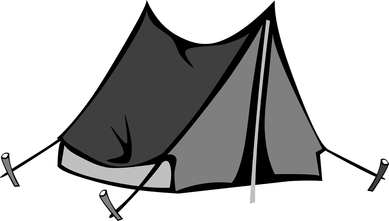Black Tent PNG Image