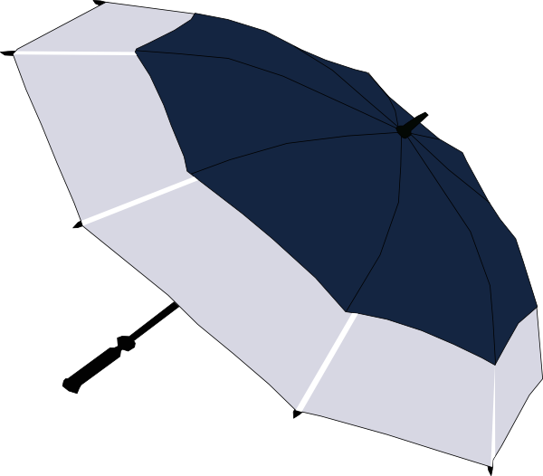 black umbrela