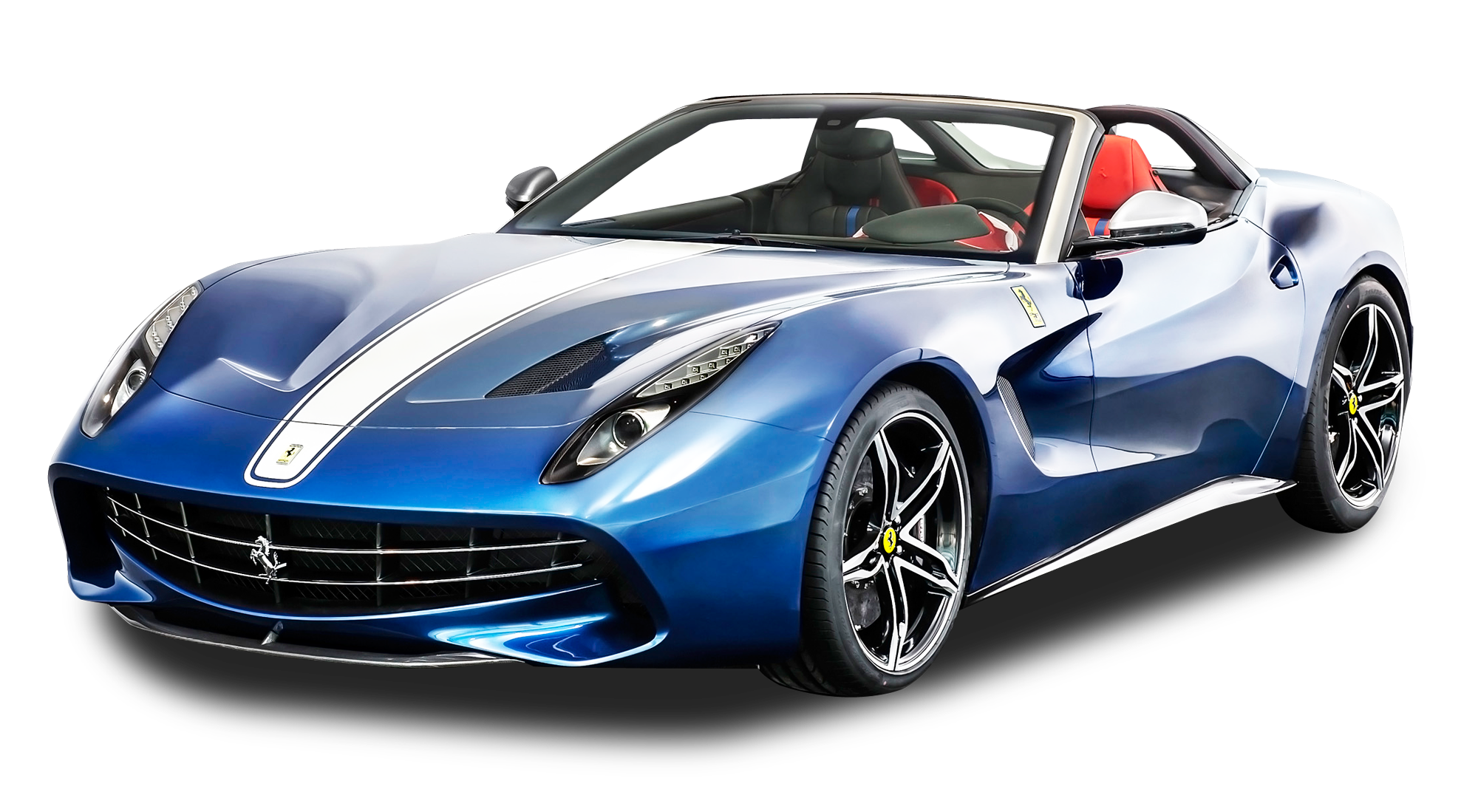 Blue Ferrari F60 America Car PNG Image