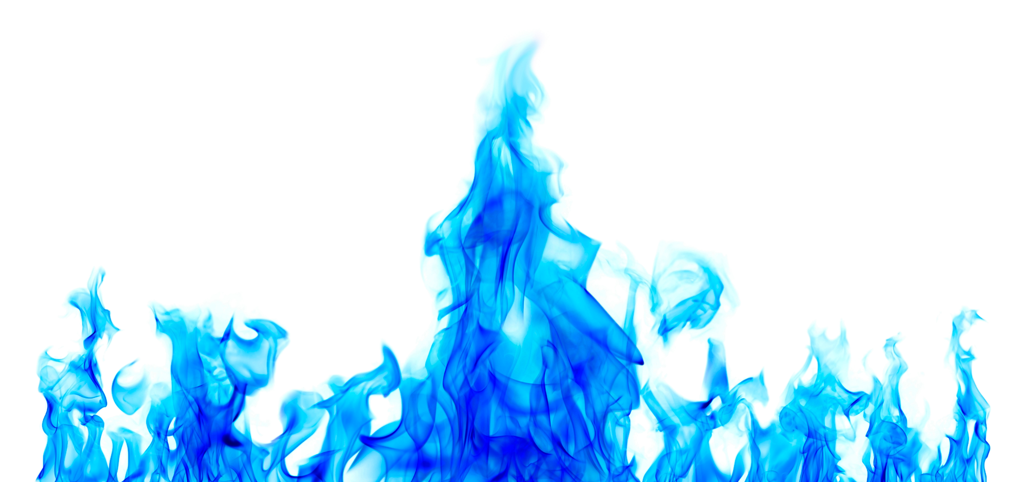 Blue Fire Flame PNG Image