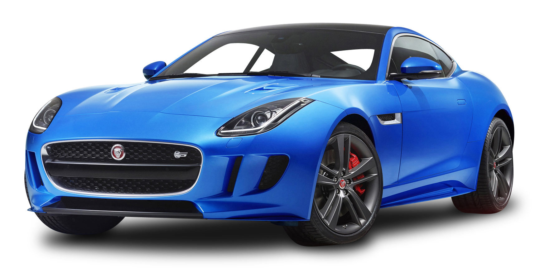 blue jaguar f type luxury sports car