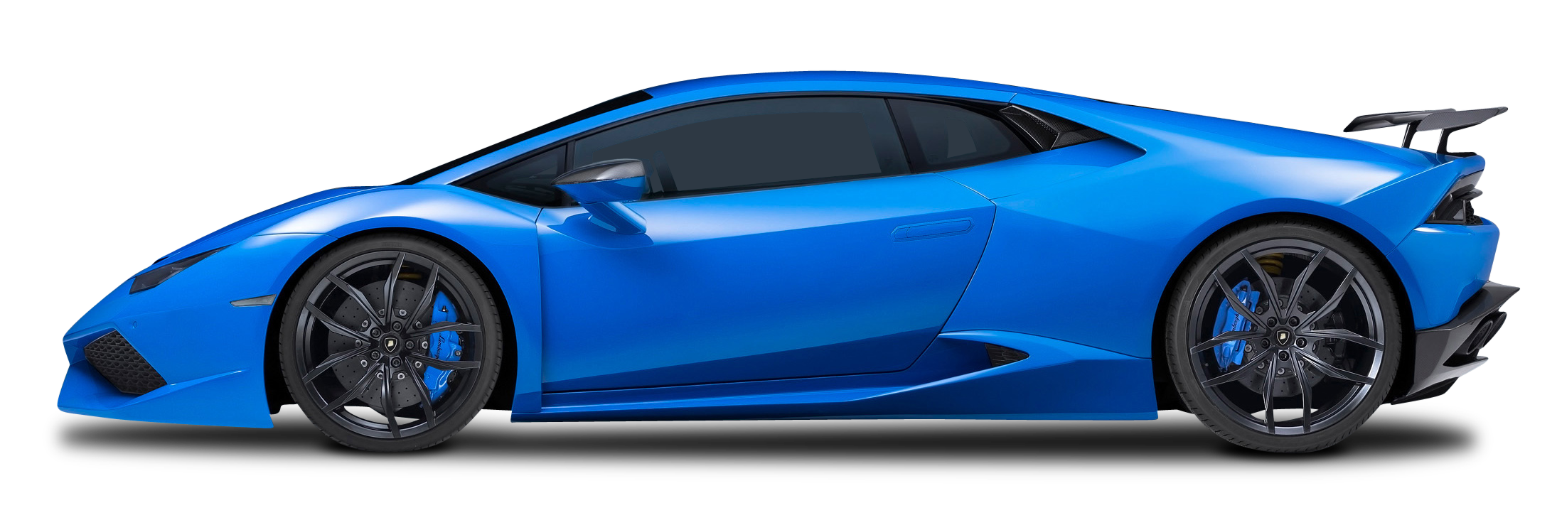 Blue Lamborghini Huracan Car PNG Image