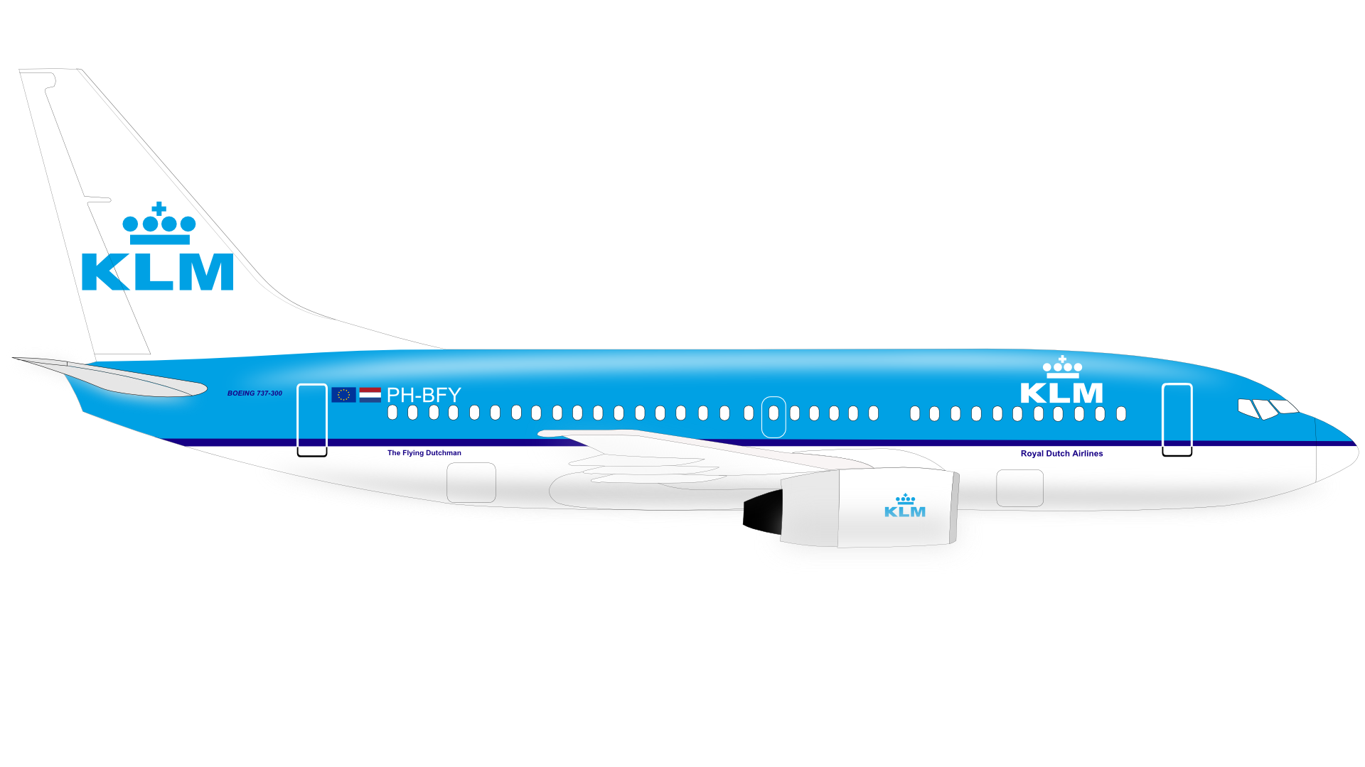 Blue Plane PNG Image