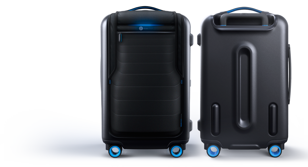 Blue Revolutionary Suitcase PNG Image