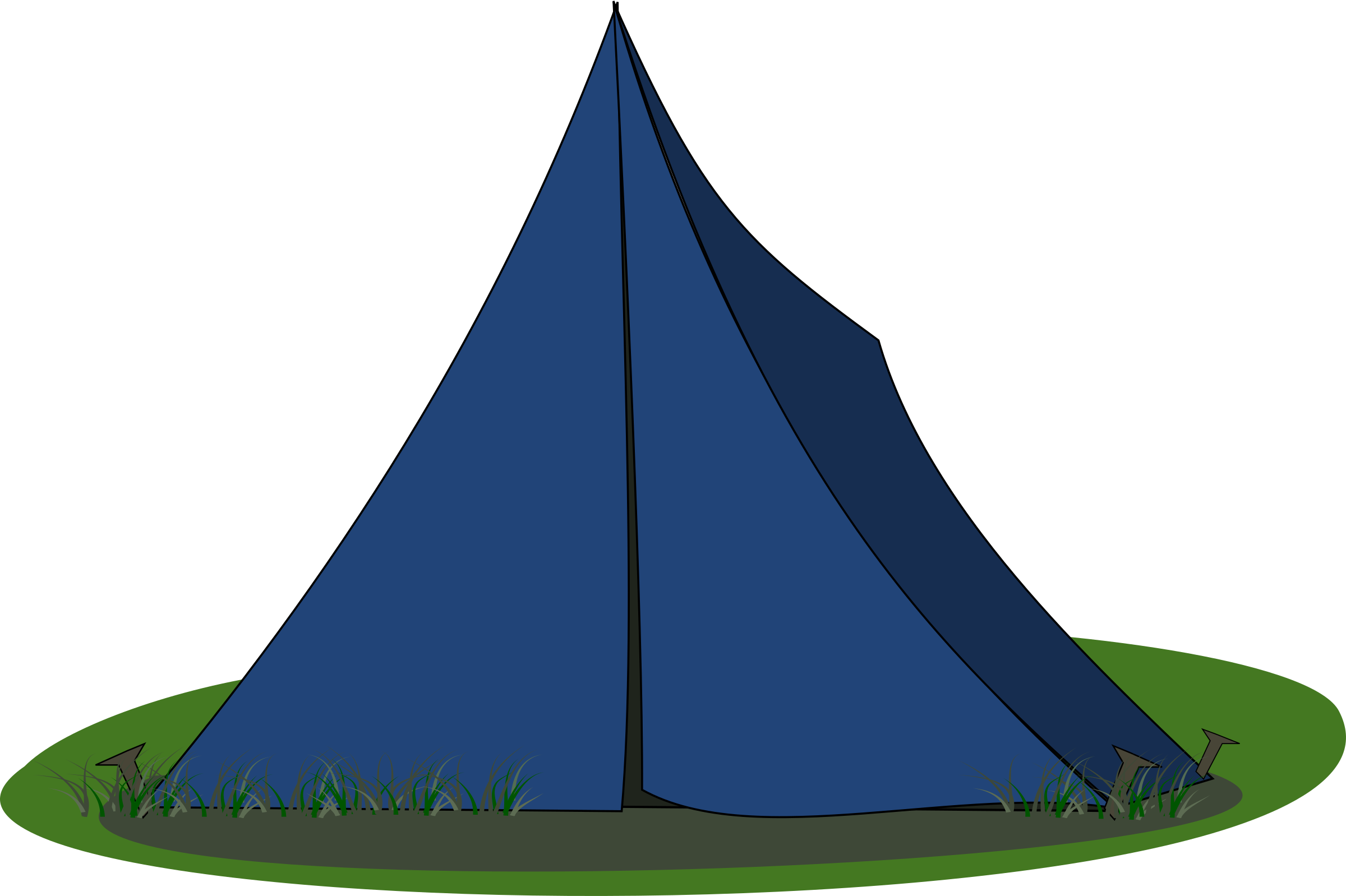Blue Tent