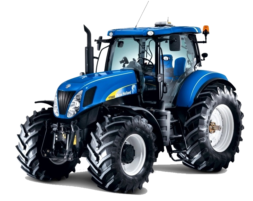 blue tractor