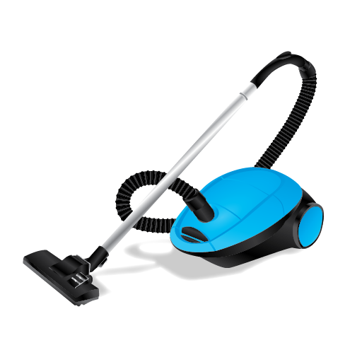 Blue Vacuum Cleaner PNG Image