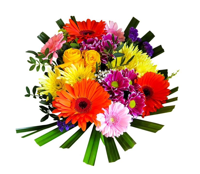 Bouquet Of Flowers PNG Image