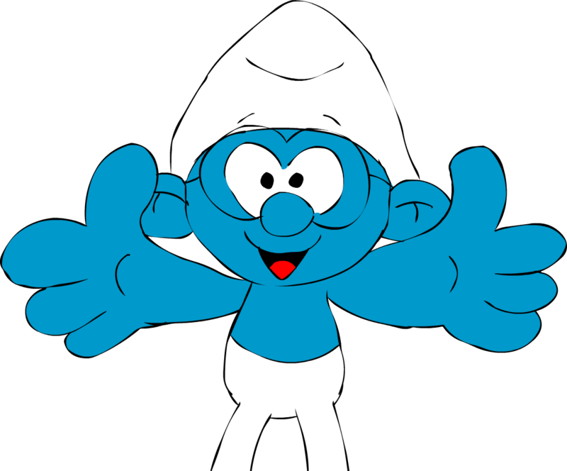 Brainy Smurf PNG Image