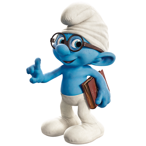 Brainy Smurf PNG Image