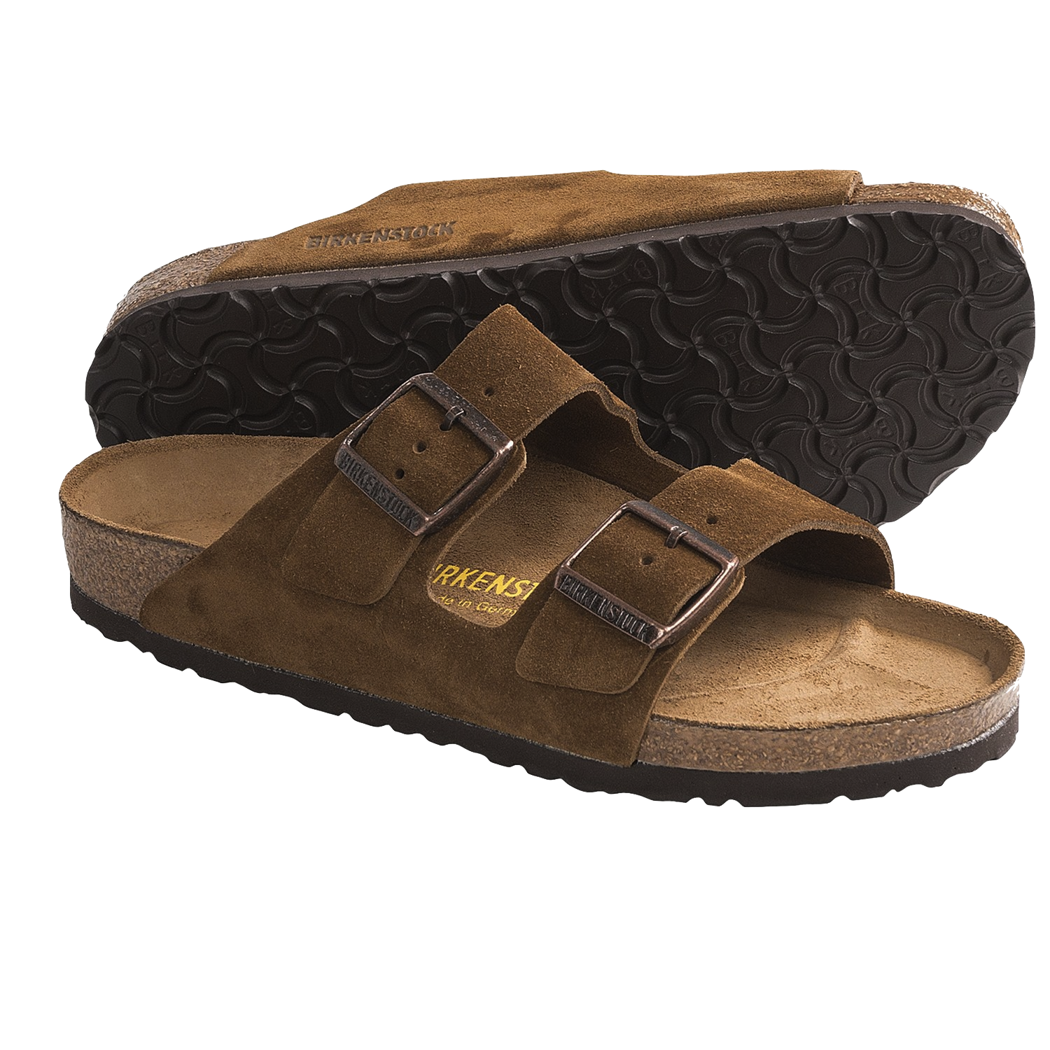 Brown Suede Sandal PNG Image