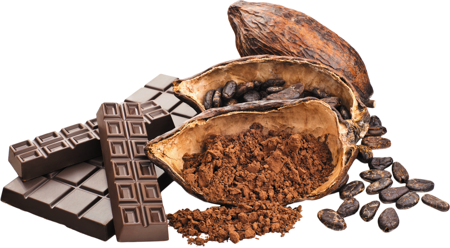 Cacao with Chocolate PNG Image