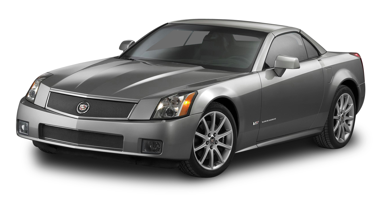 Cadillac XLR V Grey Car PNG Image