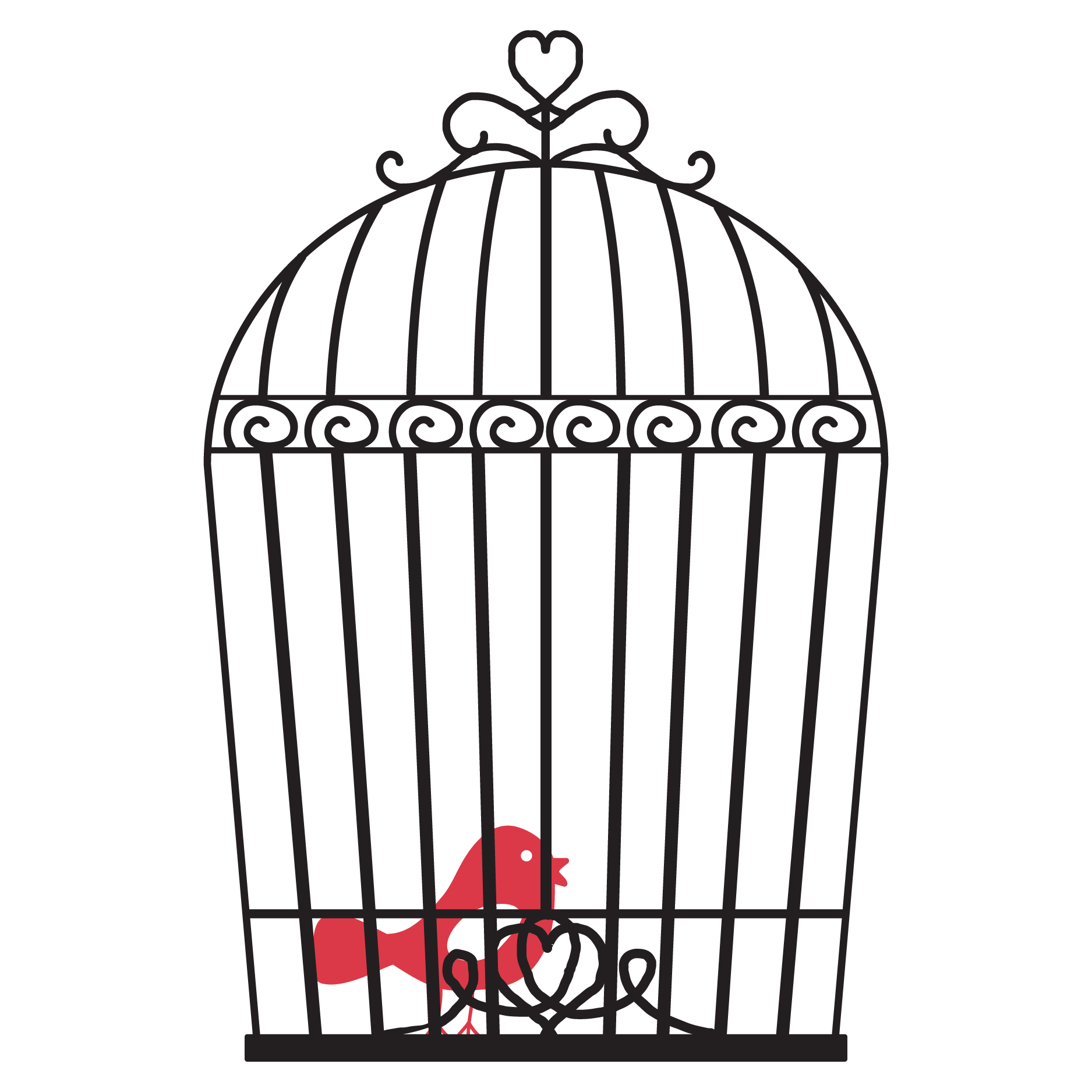 Cage bird PNG Image