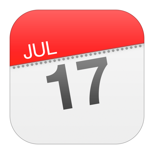 Calendar Icon iOS 7 PNG Image