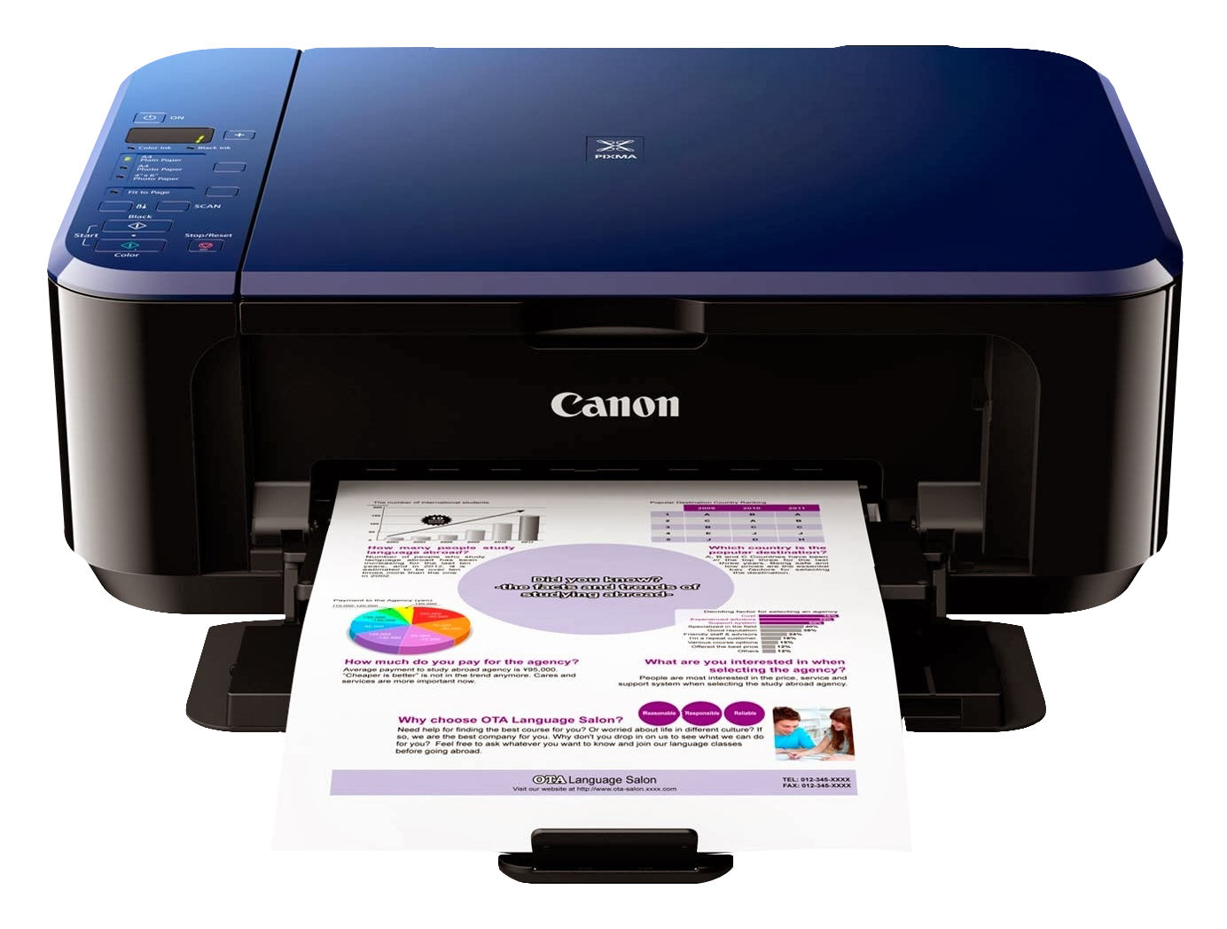 Canon Color Photo Printer PNG Image
