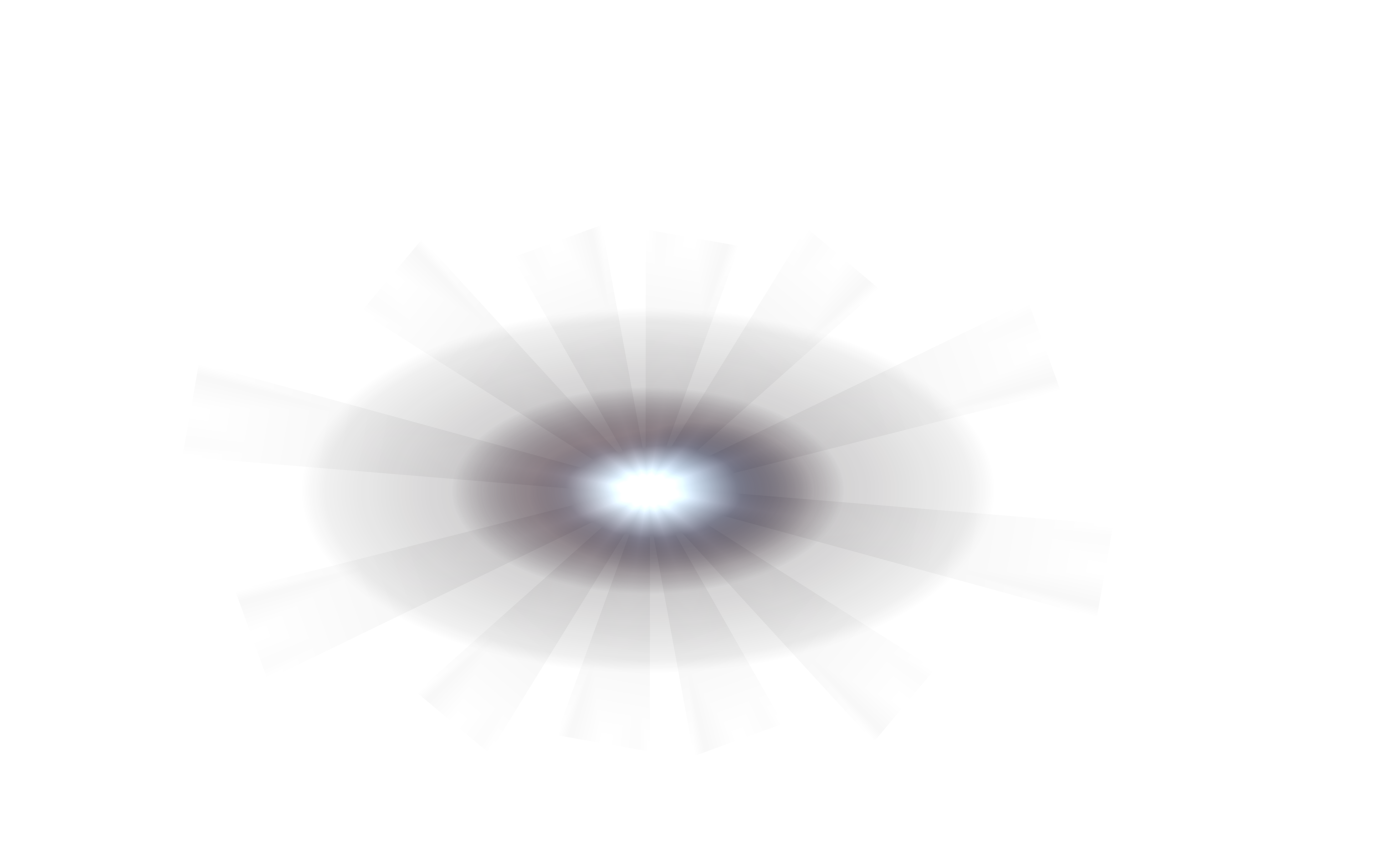 Centered Lens Flare PNG Image