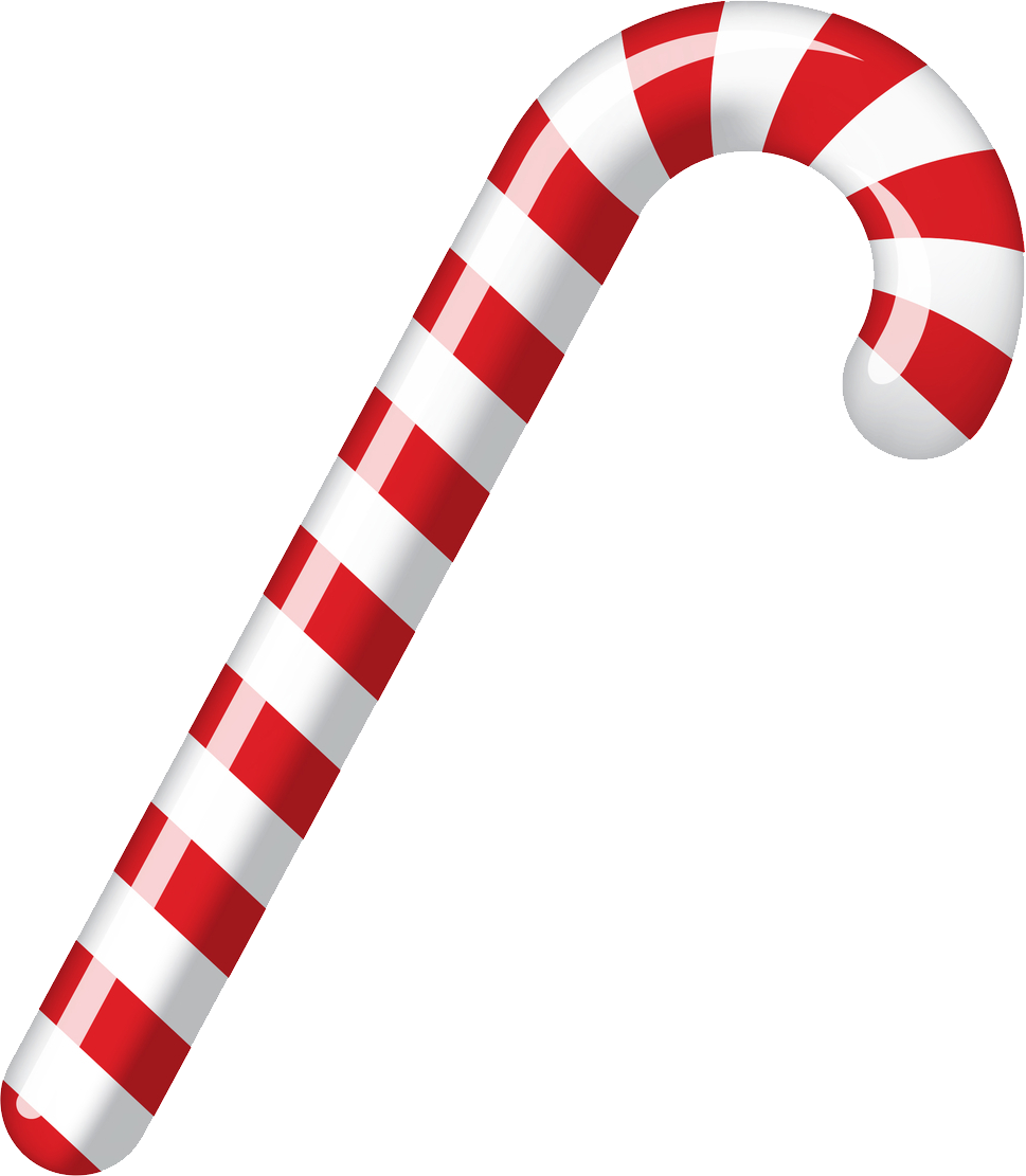 Christmas Candy Stick Decoration PNG Image