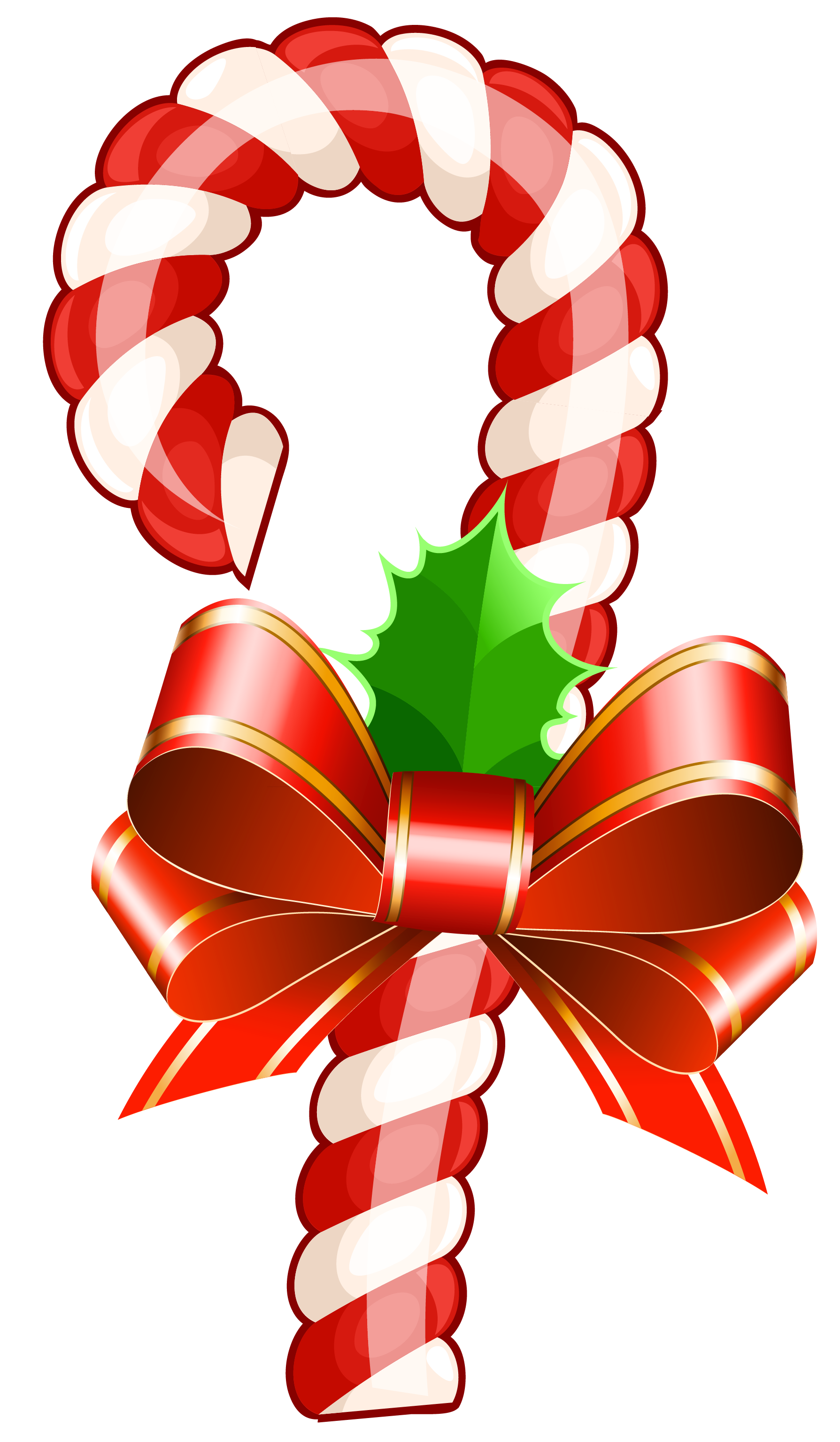 Festive Christmas Candy PNG Image