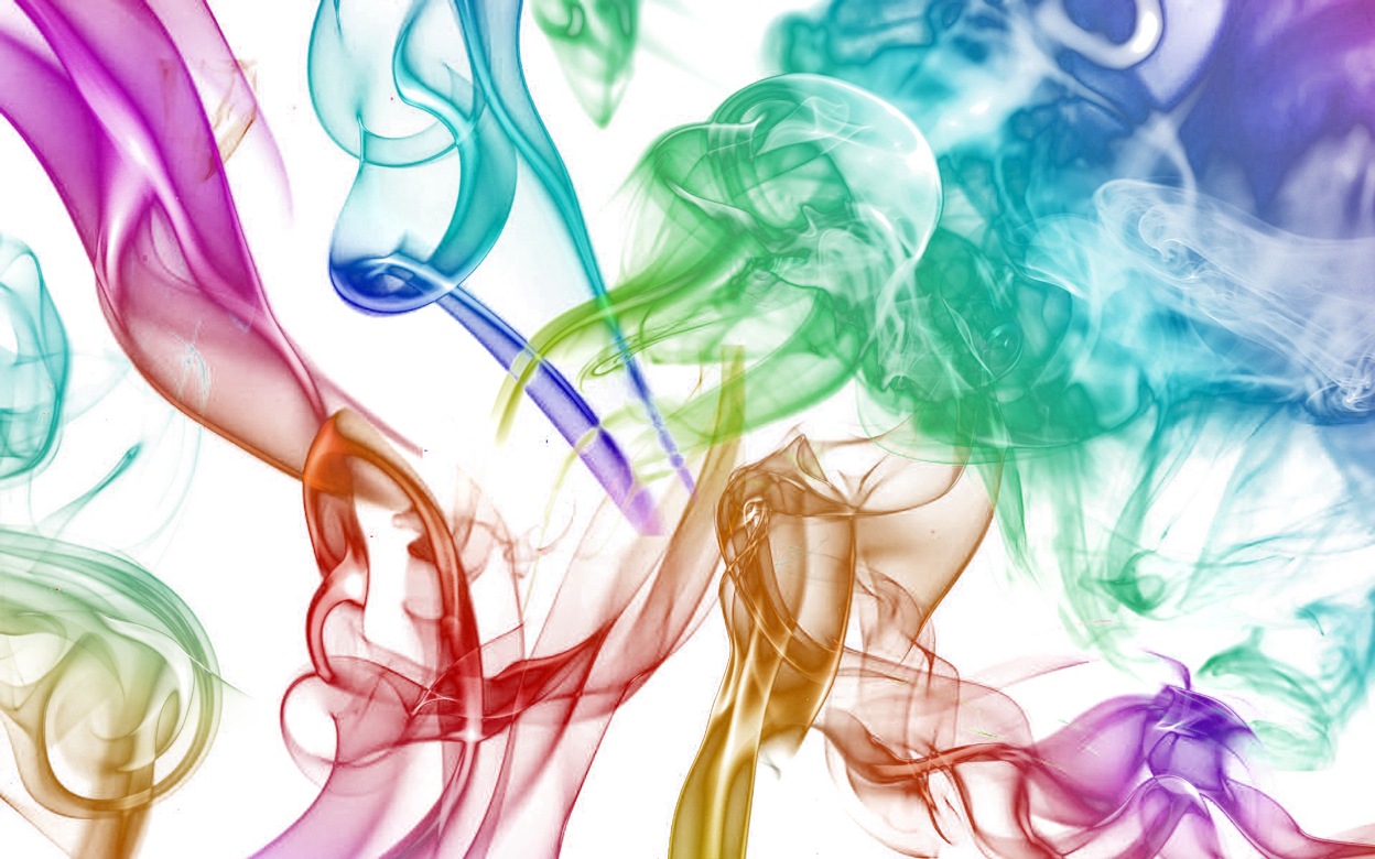 colored smoke transparent background