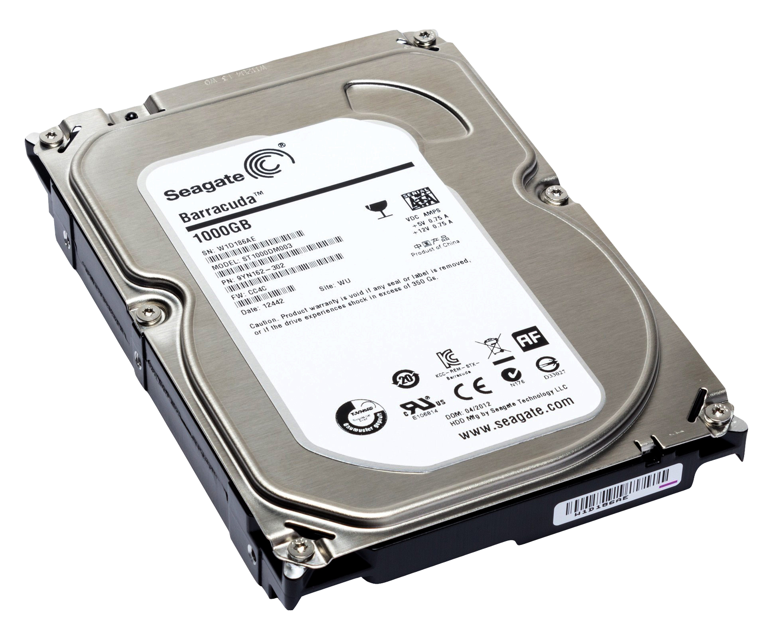 Computer Hard Disk Drive PNG Image