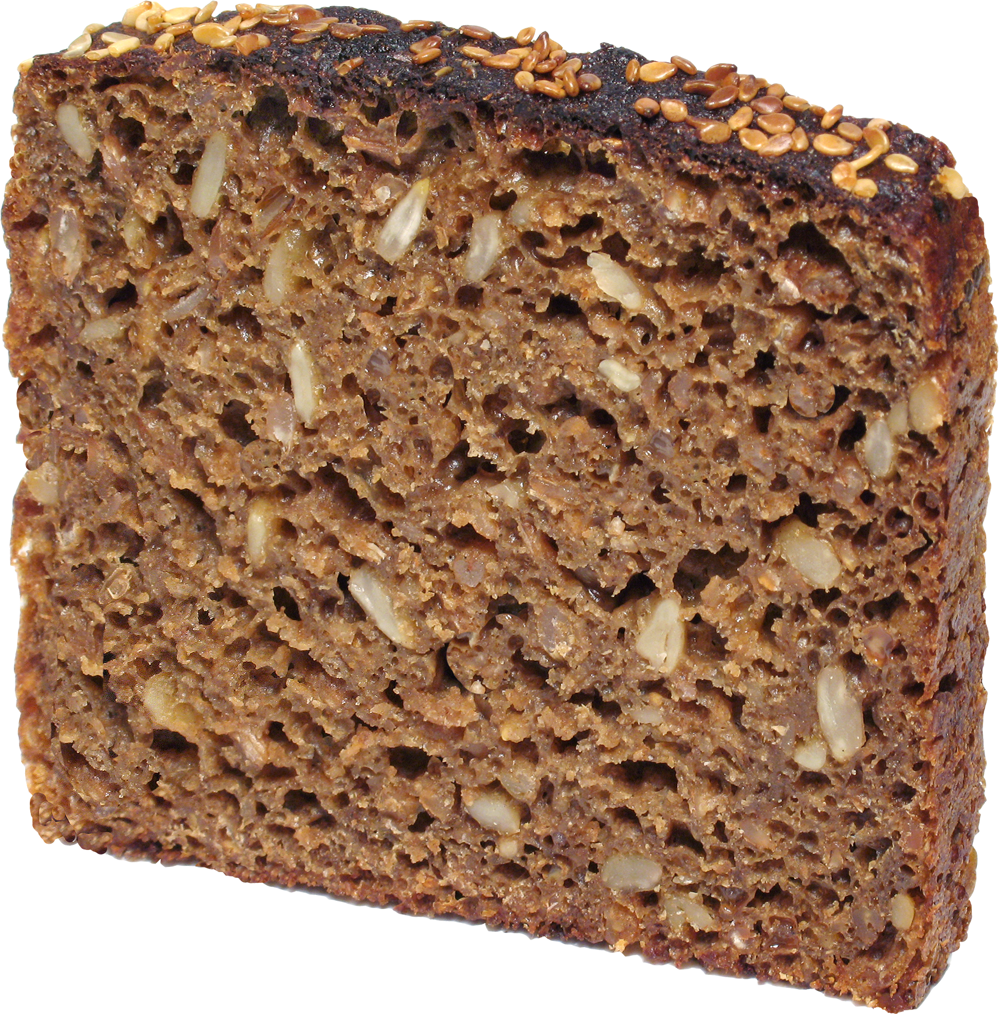 Dark Bread Slice PNG Image