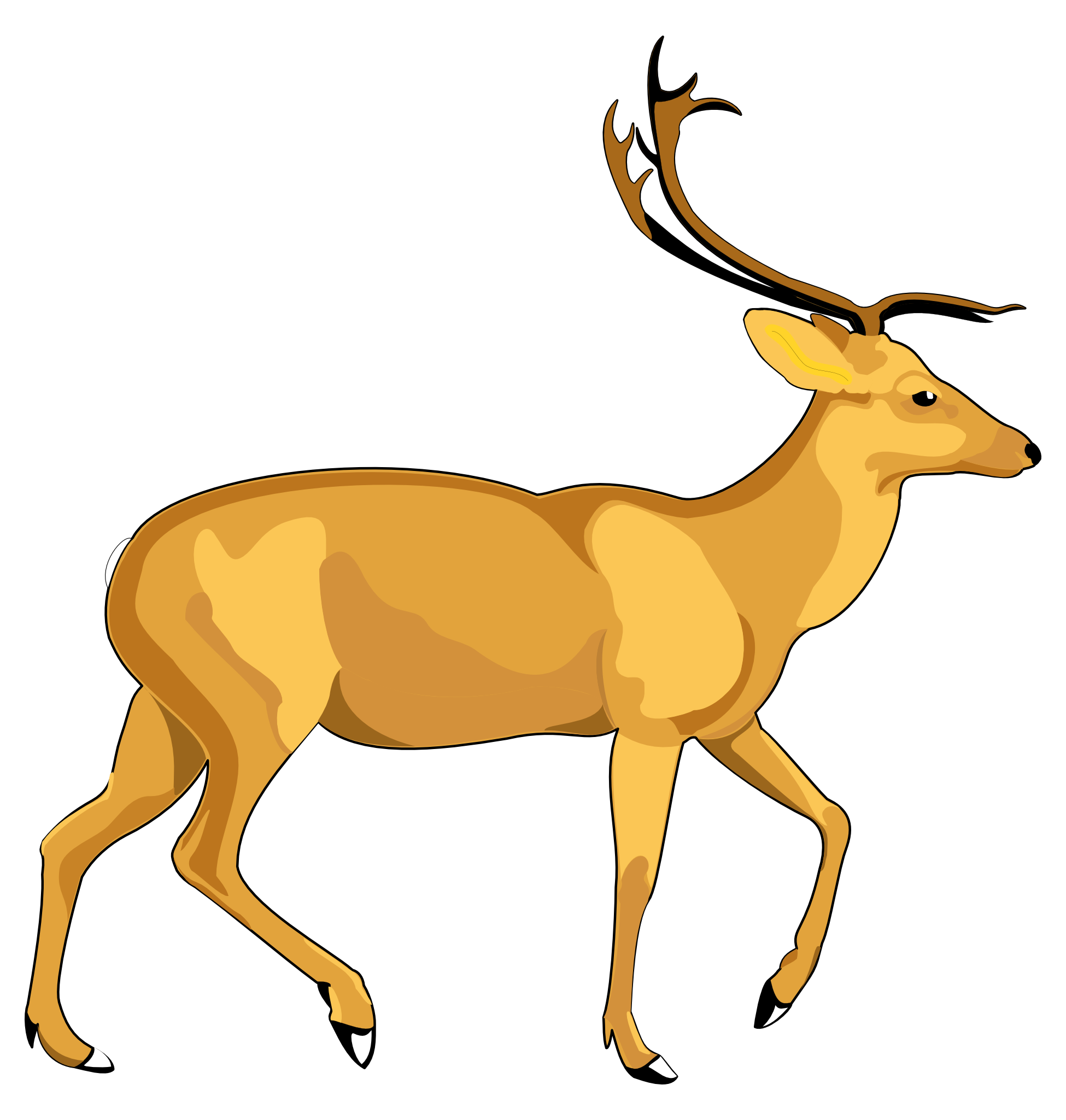 Deer Vector PNG Image