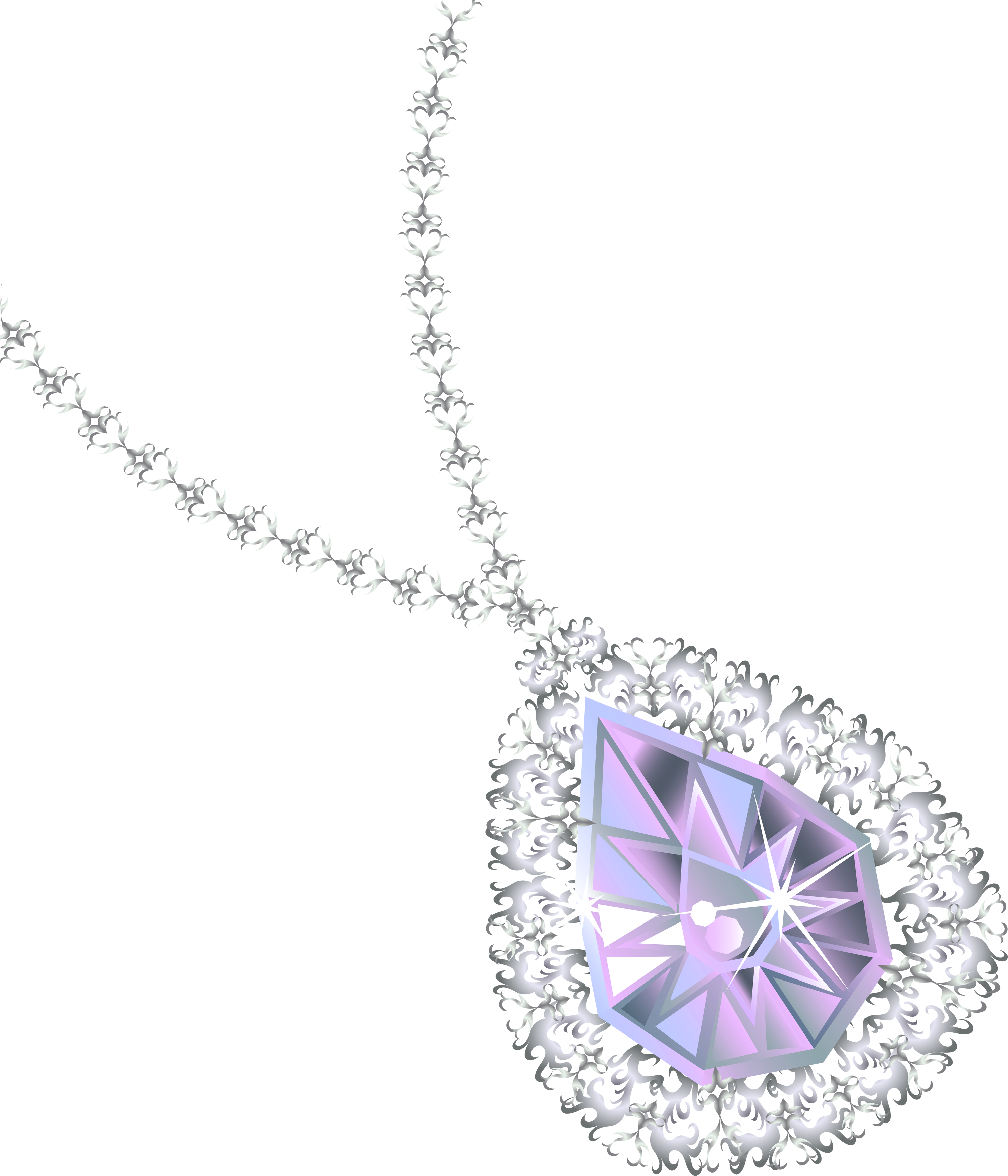 Diamond Necklace PNG Image