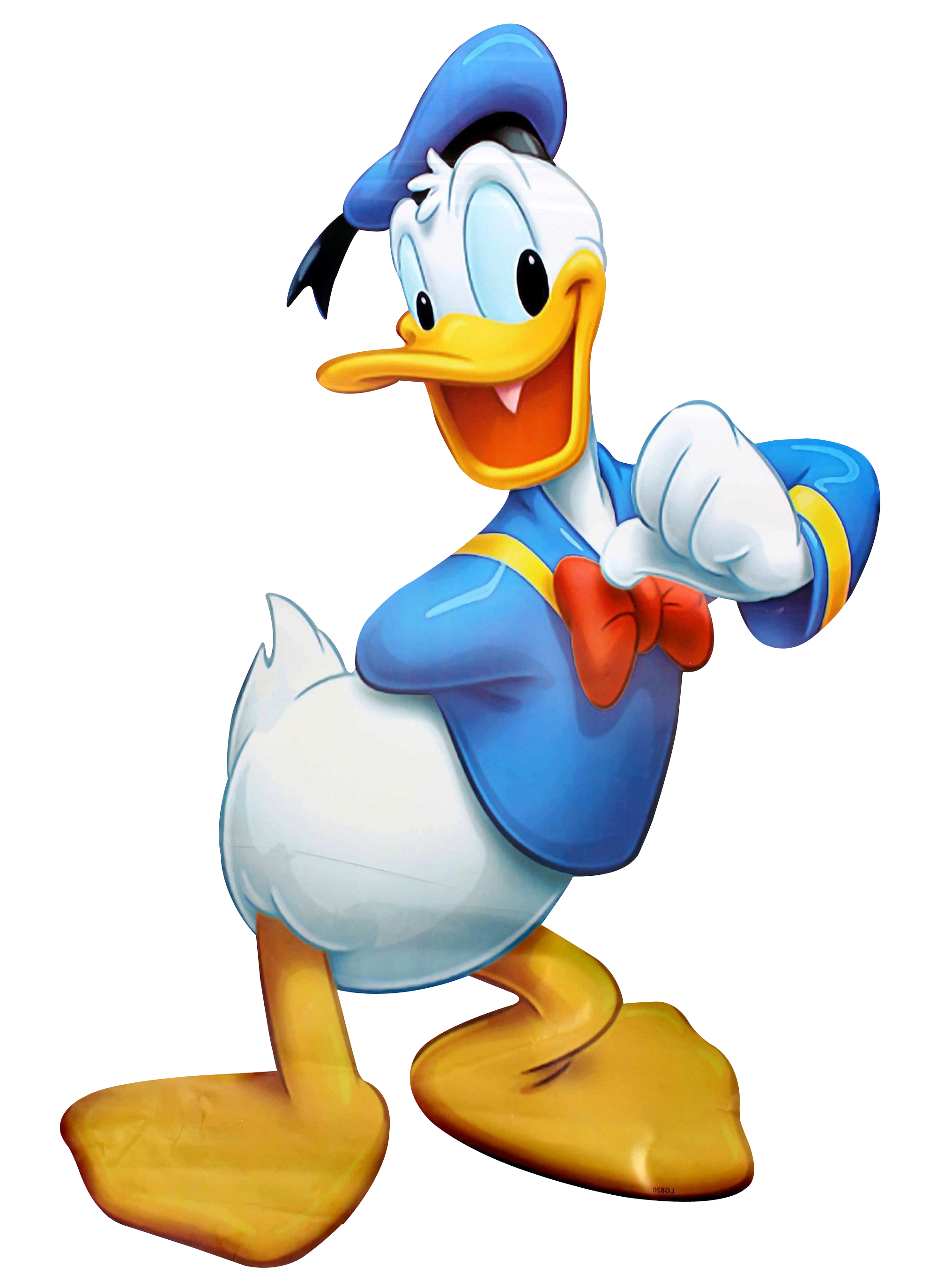 Donald Duck Happy.