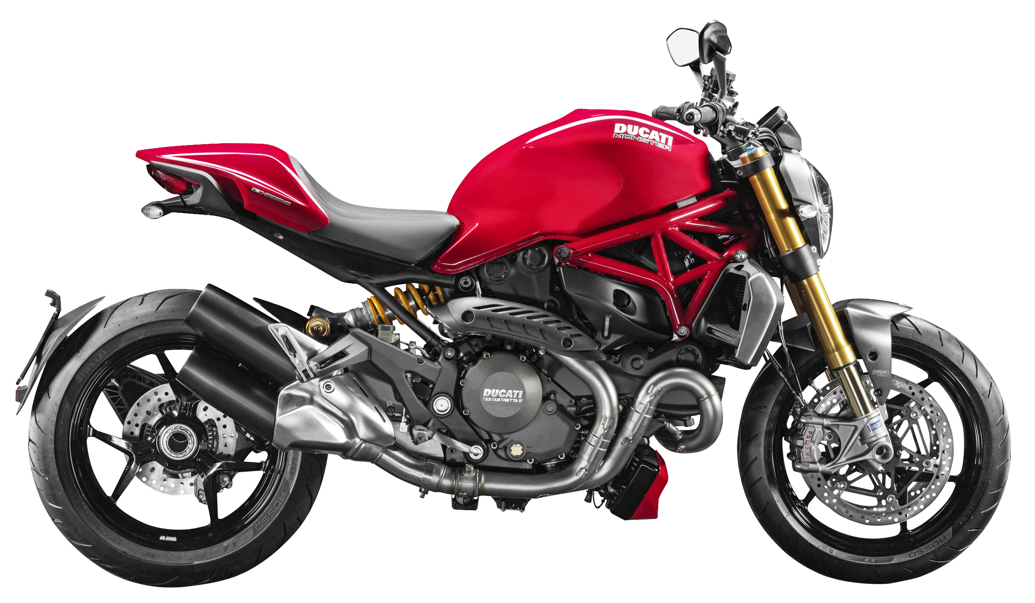 Ducati Monster Red PNG Image