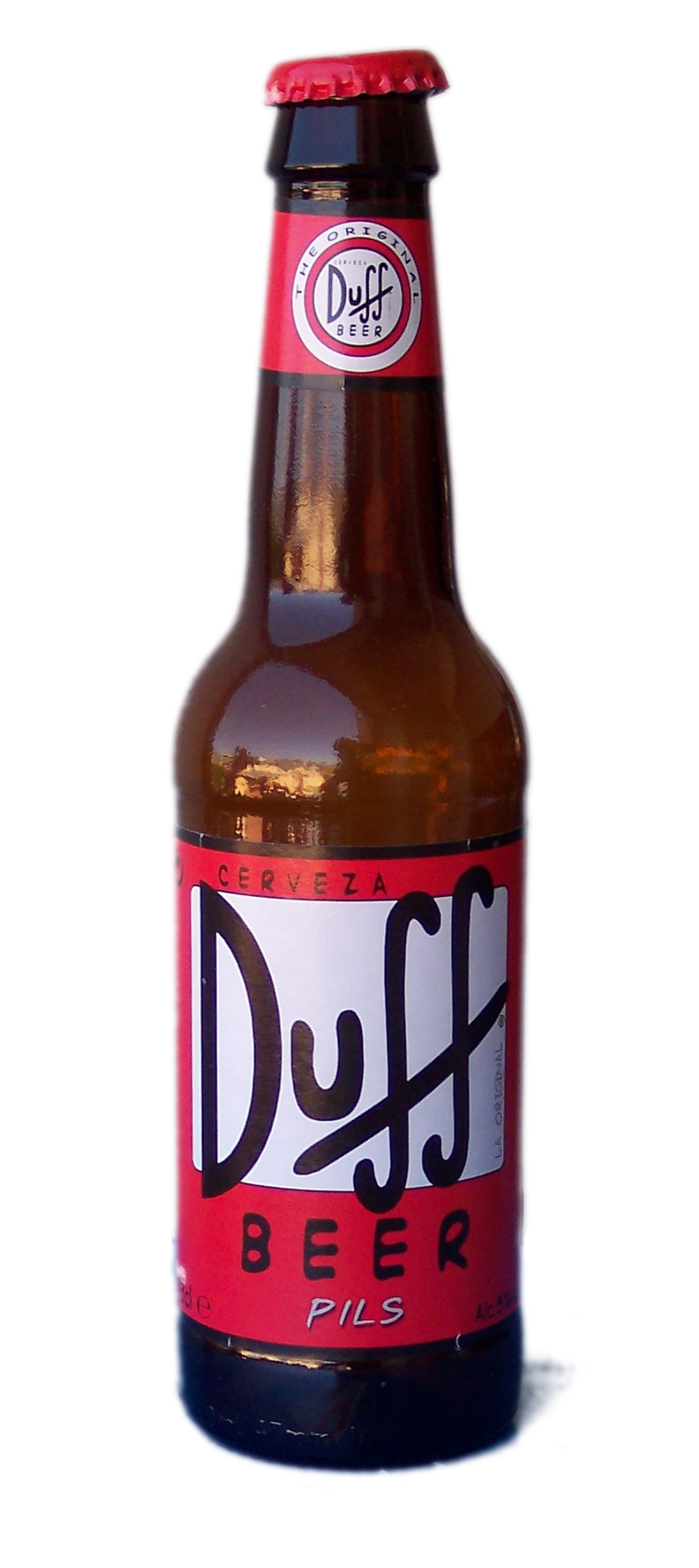 Duff Beer Bottle PNG Image