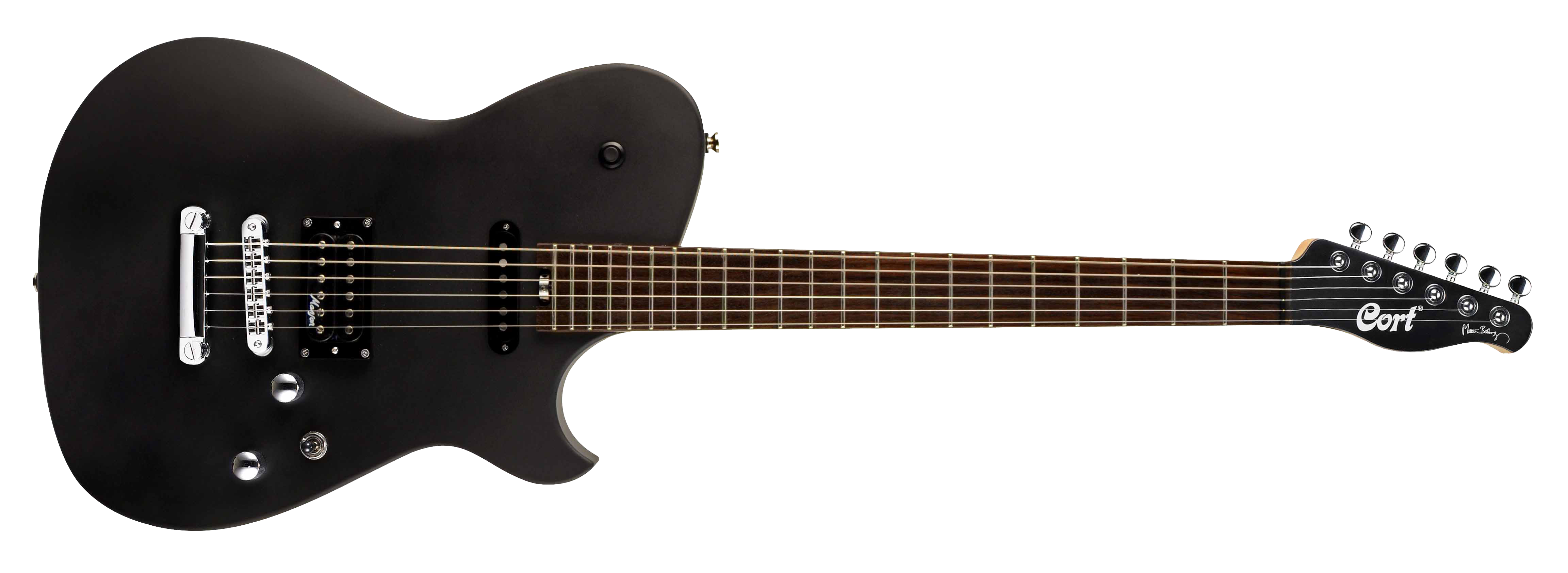 Electric Guitar Black PNG Image