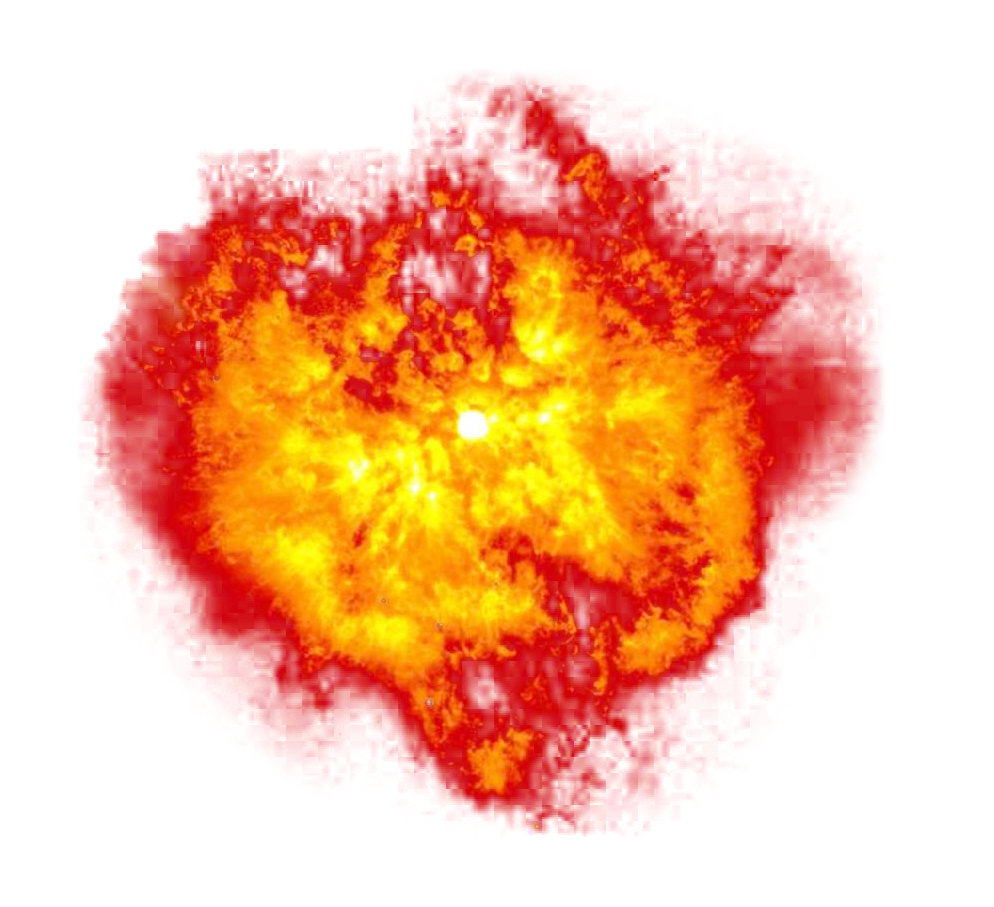 Explosion Fire Hot PNG Image