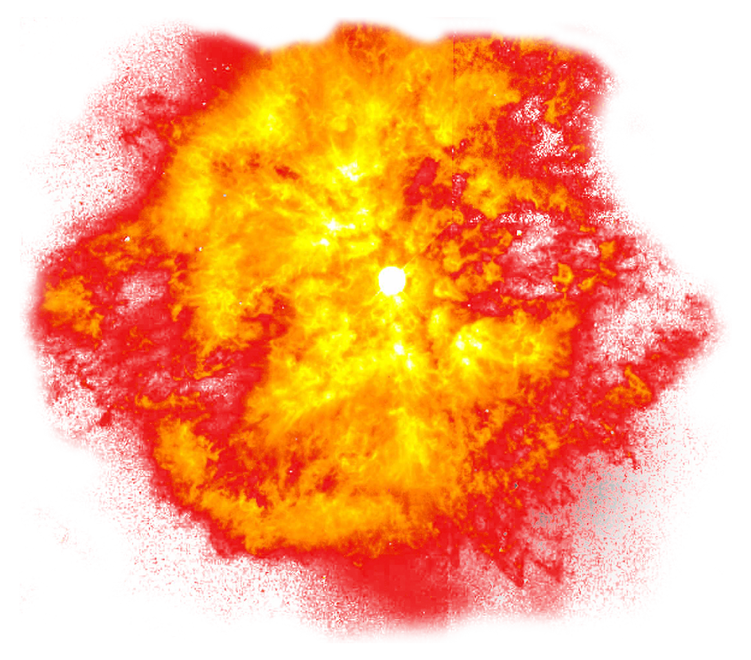 Fireball Flaming Explosion PNG Image