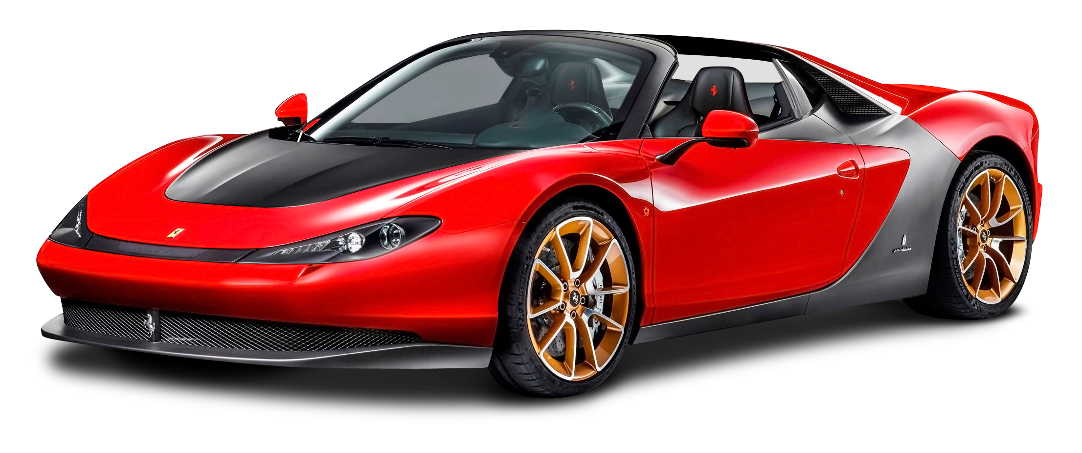 Ferrari Sergio Red Car PNG Image