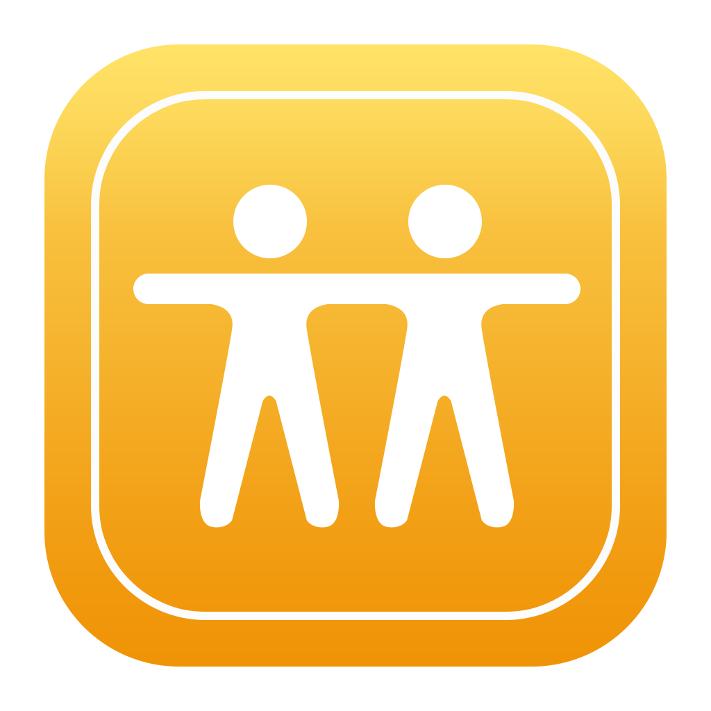 Find Friends Icon PNG Image