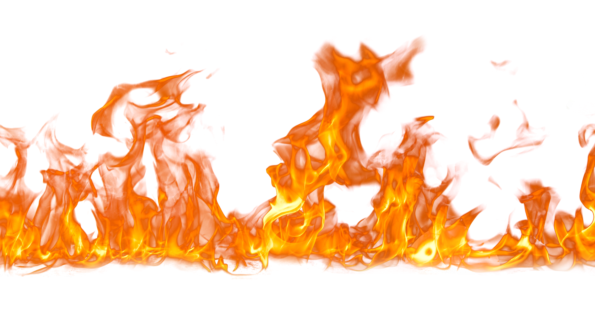 Fire Flame on Ground PNG Image