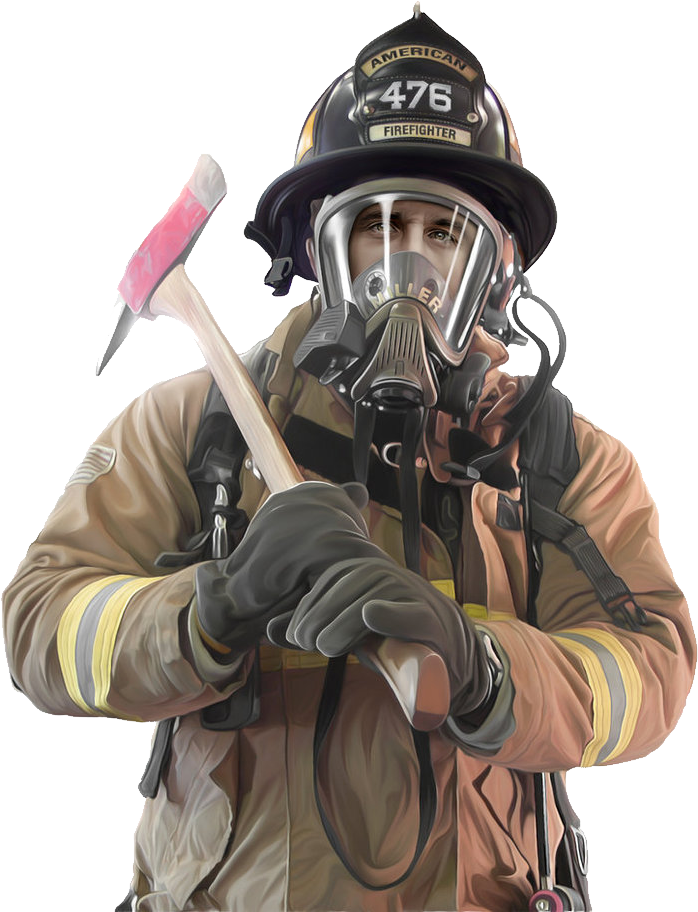 Firefighter PNG Image