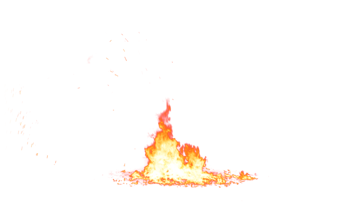 Little Ground Flame PNG Image