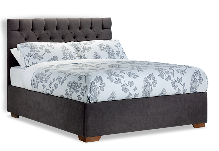 Floral Modern Bed PNG Image