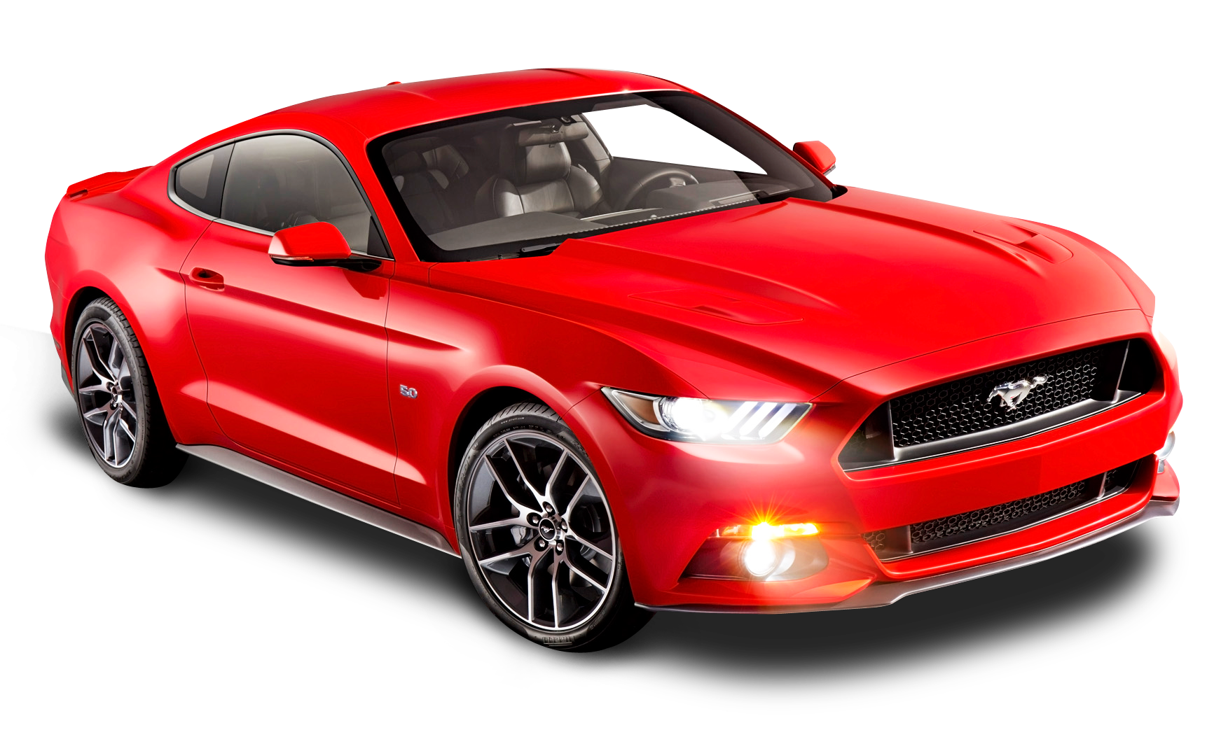 Ford Mustang Red Car PNG Image