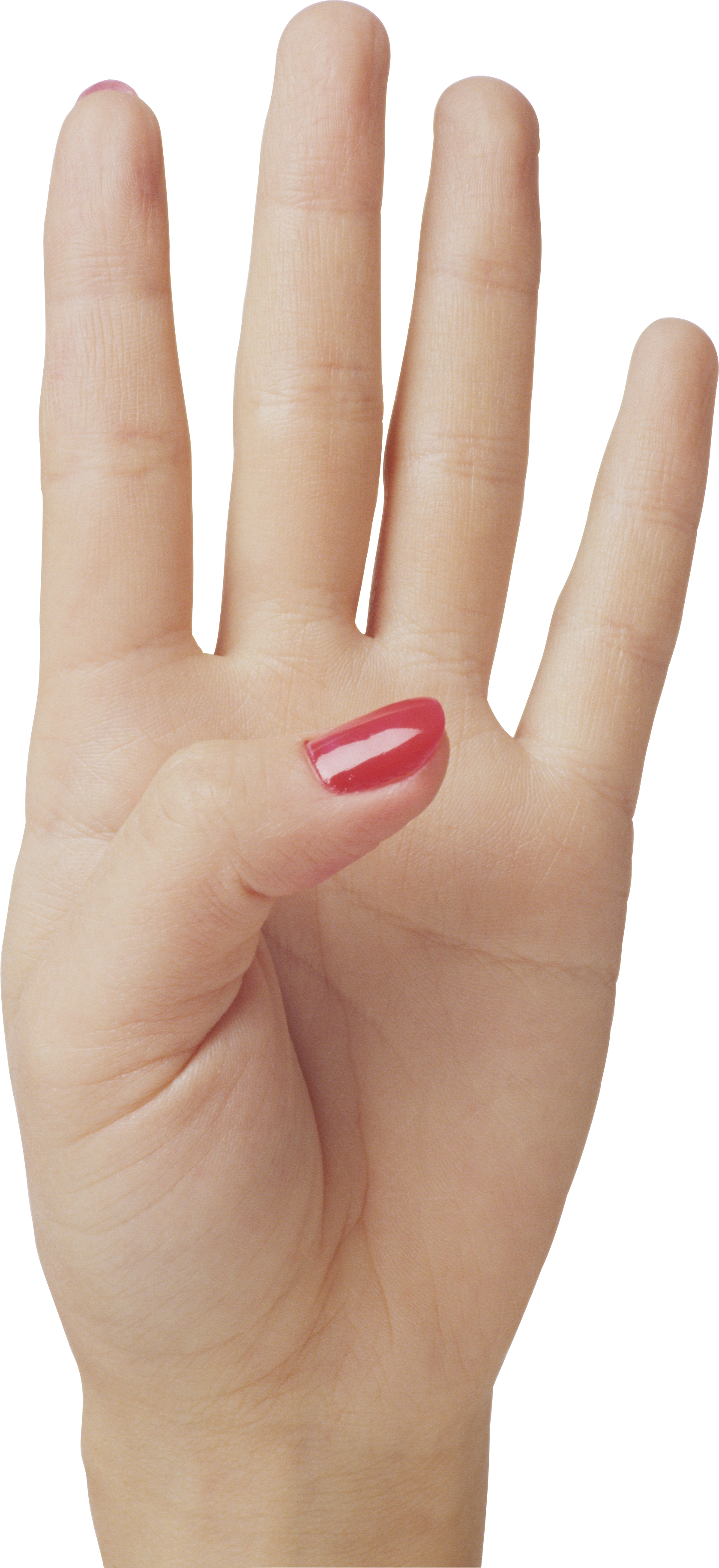 Four Finger Hand PNG Image