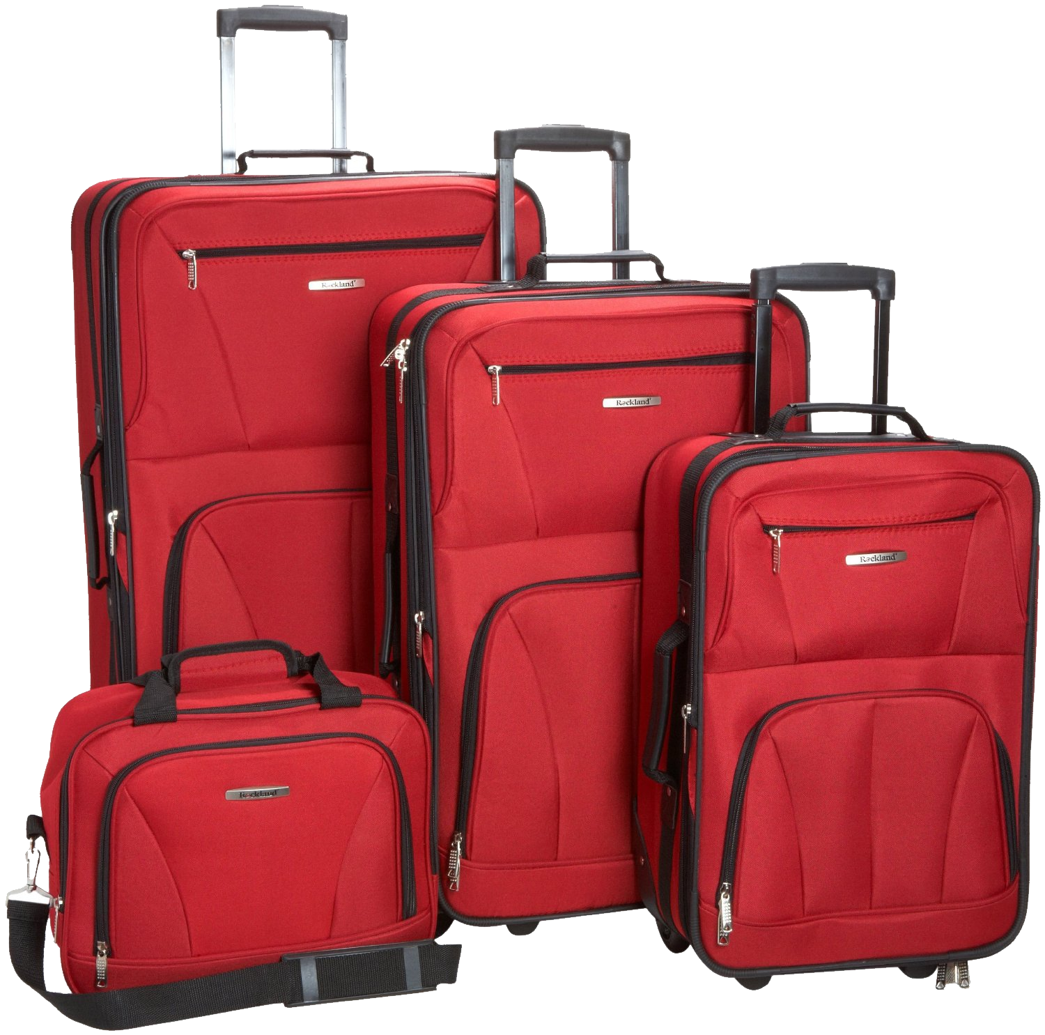 Four Suitcase PNG Image