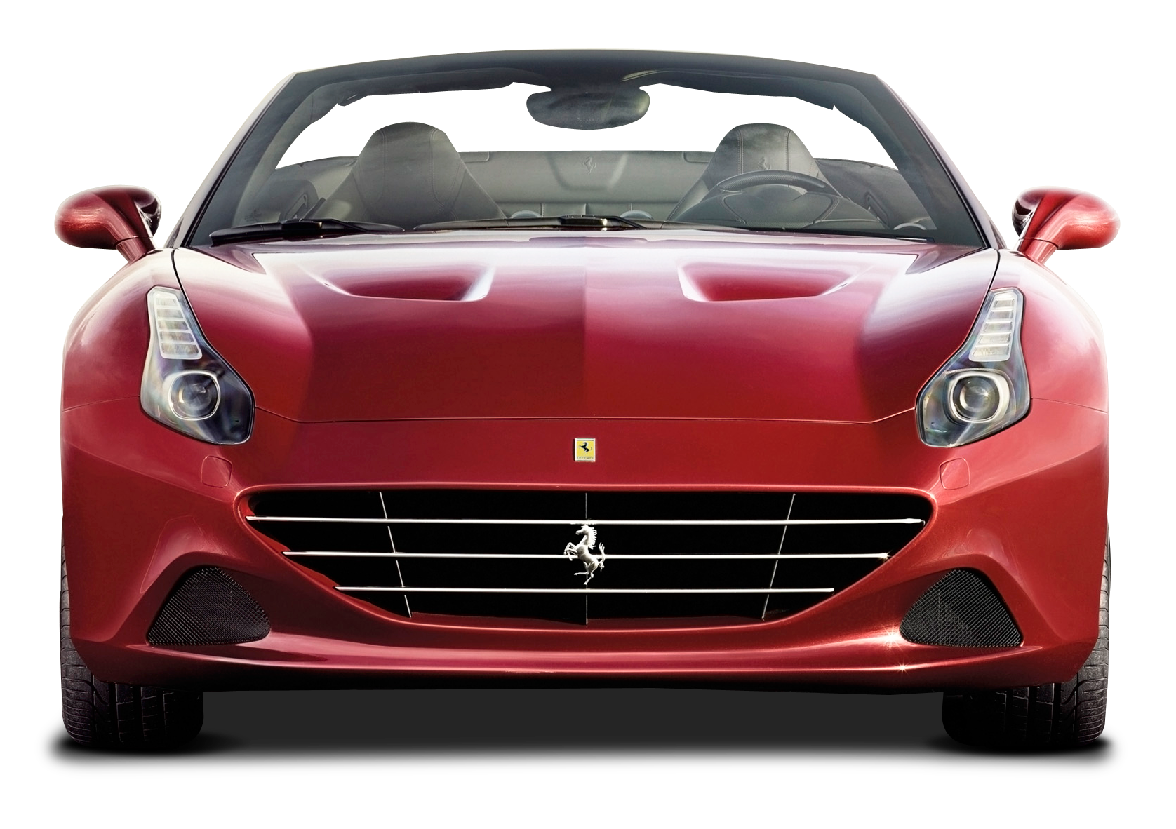 Front View of Ferrari California T Car PNG Image