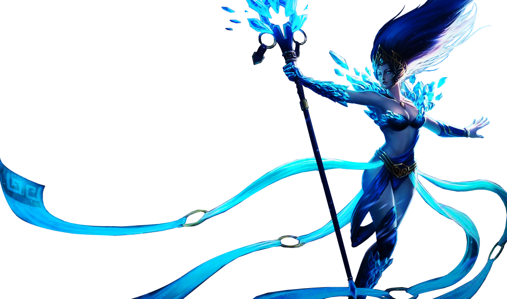 Frost queen Janna skin PNG Image
