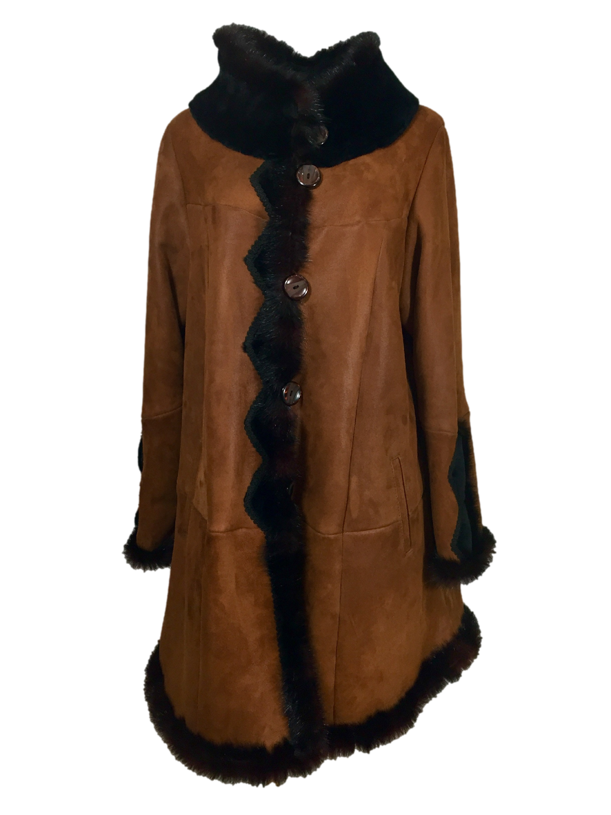 Fur Coat Brown PNG Image