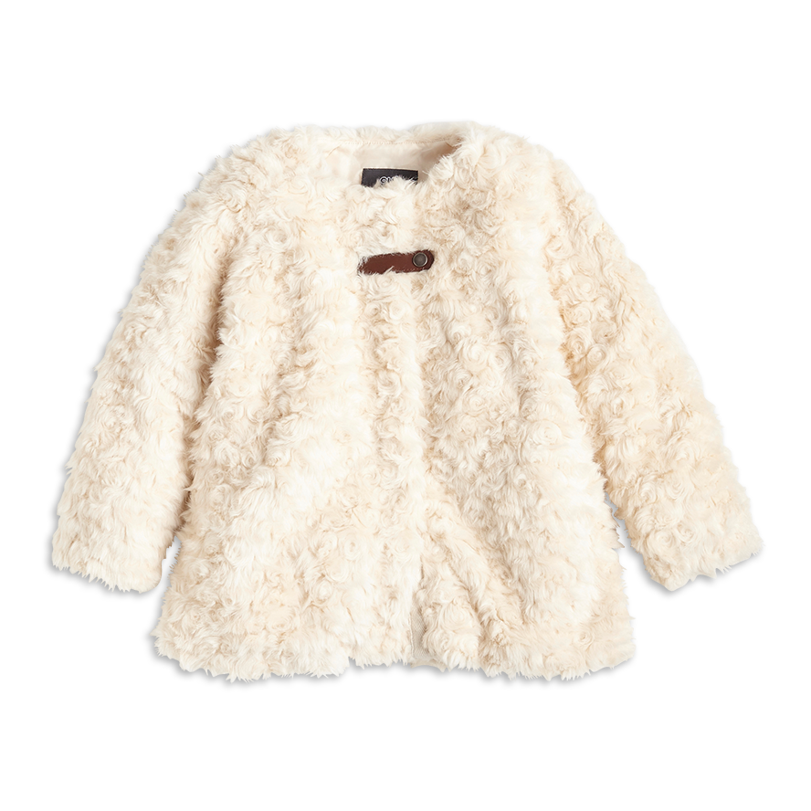 Fur Coat White PNG Image